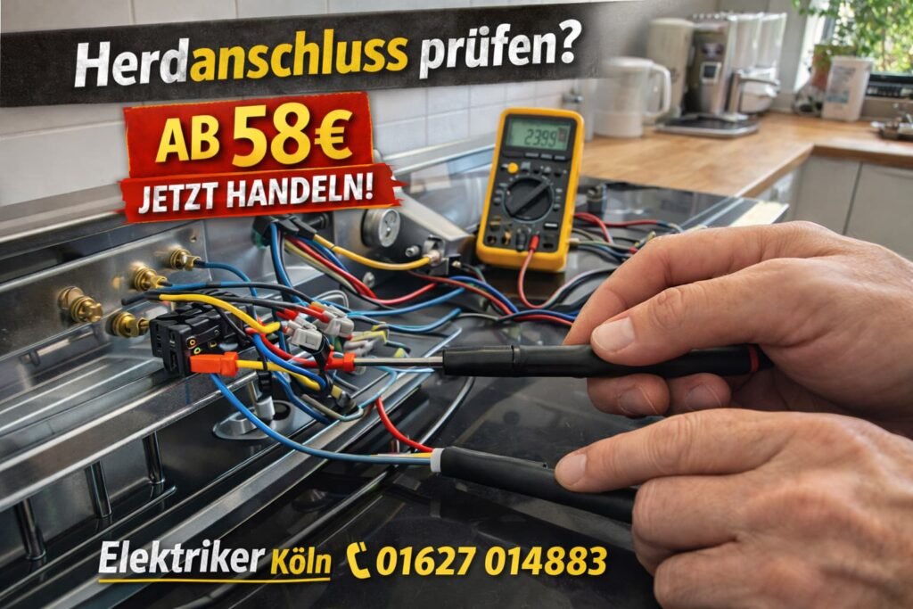 Herdanschluss prüfen