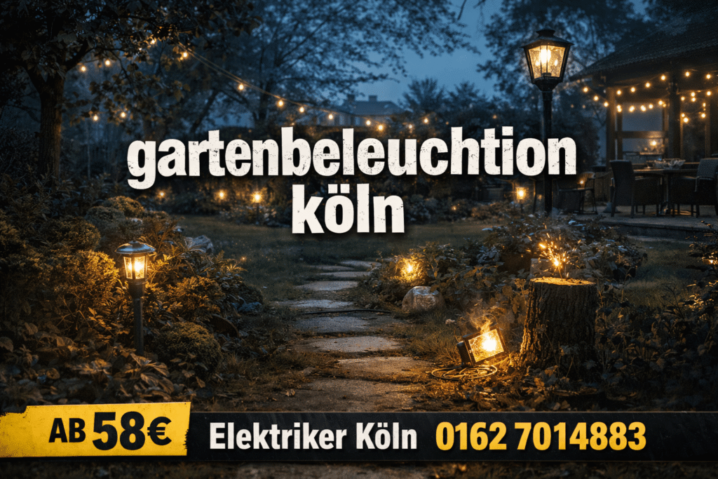 gartenbeleuchtung köln