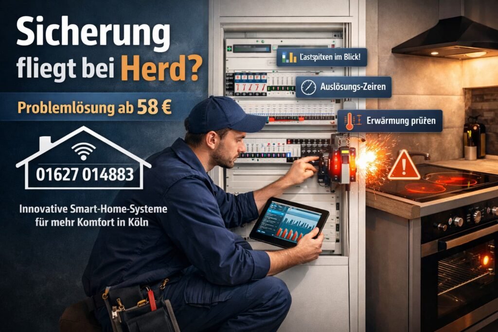 Sicherung fliegt bei Herd