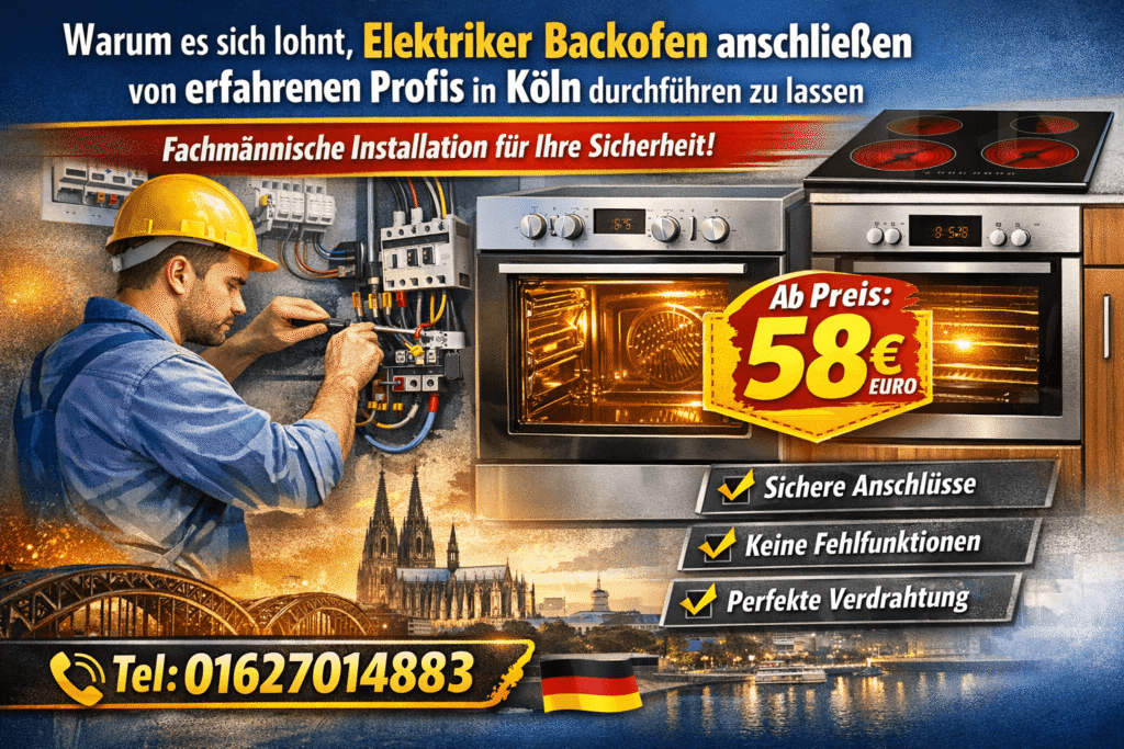 elektriker backofen anschließen