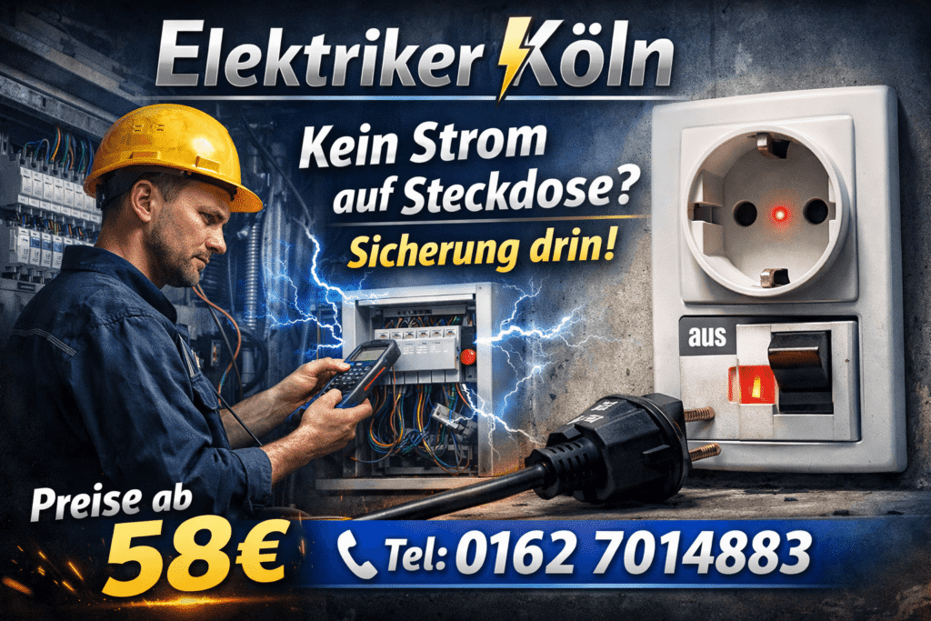 kein strom auf steckdose sicherung drin