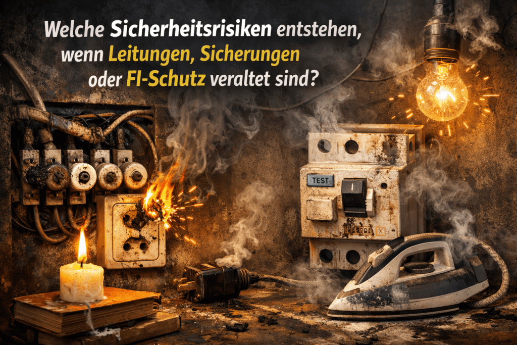 Alte Elektrik verursacht Brandgefahr oft