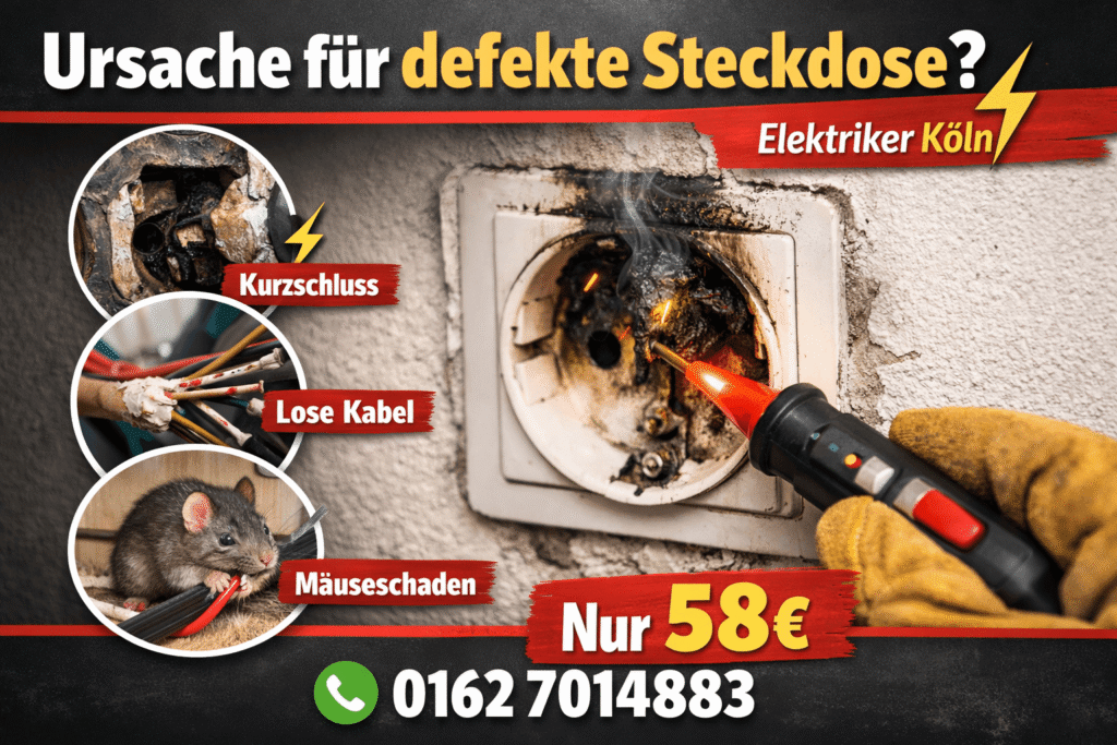 ursache für defekte steckdose