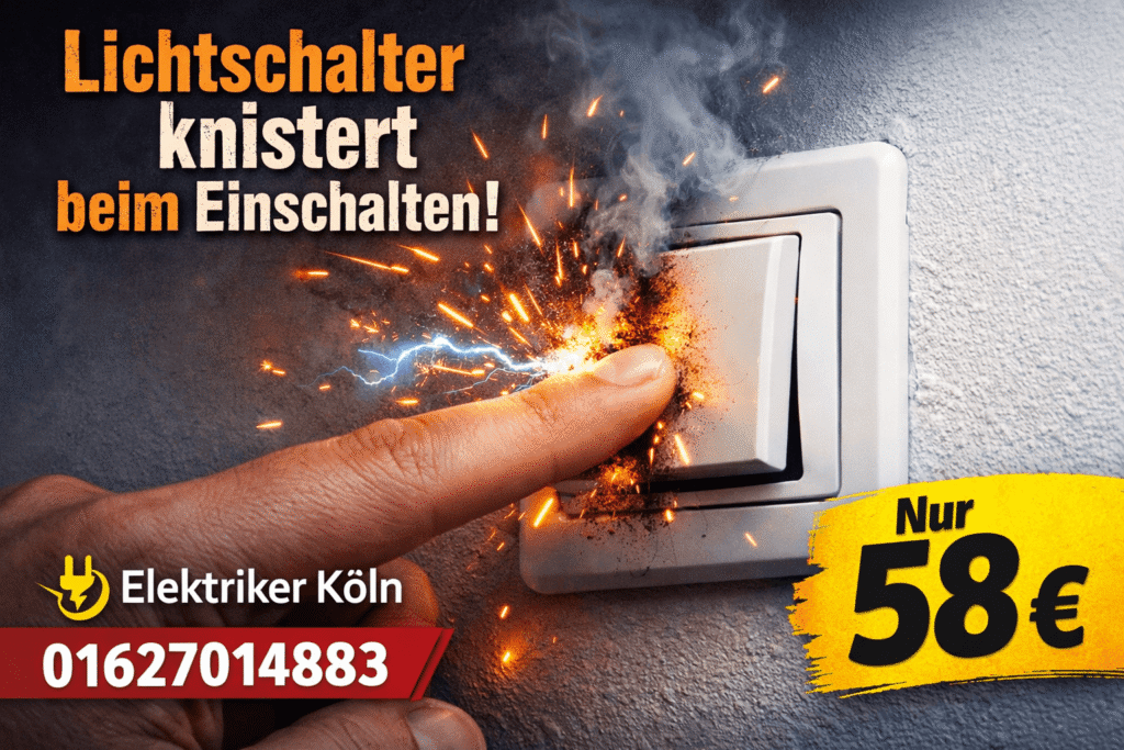 lichtschalter knistert beim einschalten