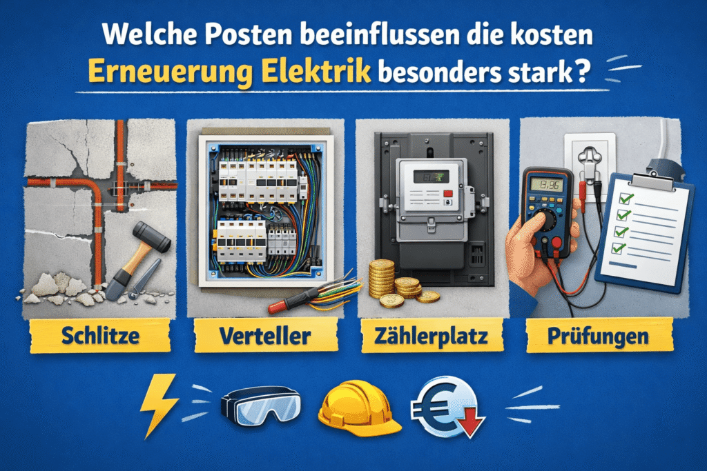 Kostenfaktoren bei Elektrik-Erneuerung!!