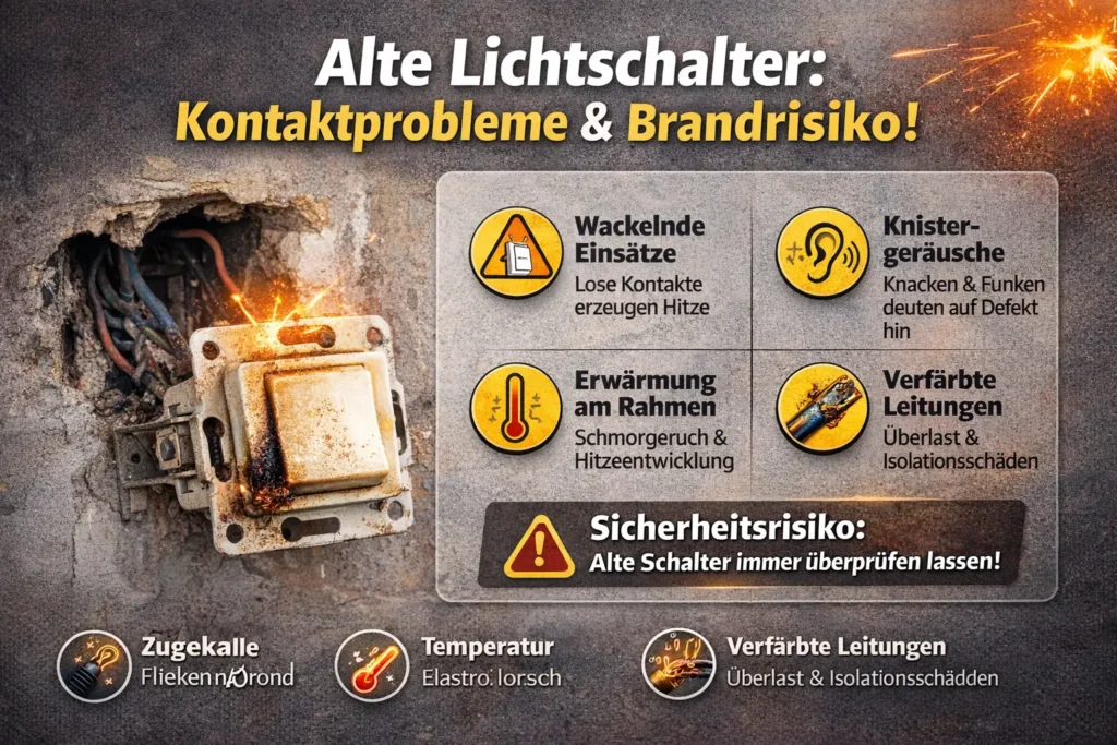 Was an vergilbten oder lockeren Schaltern wirklich kritisch wird – von Kontaktproblemen bis Brandrisiko