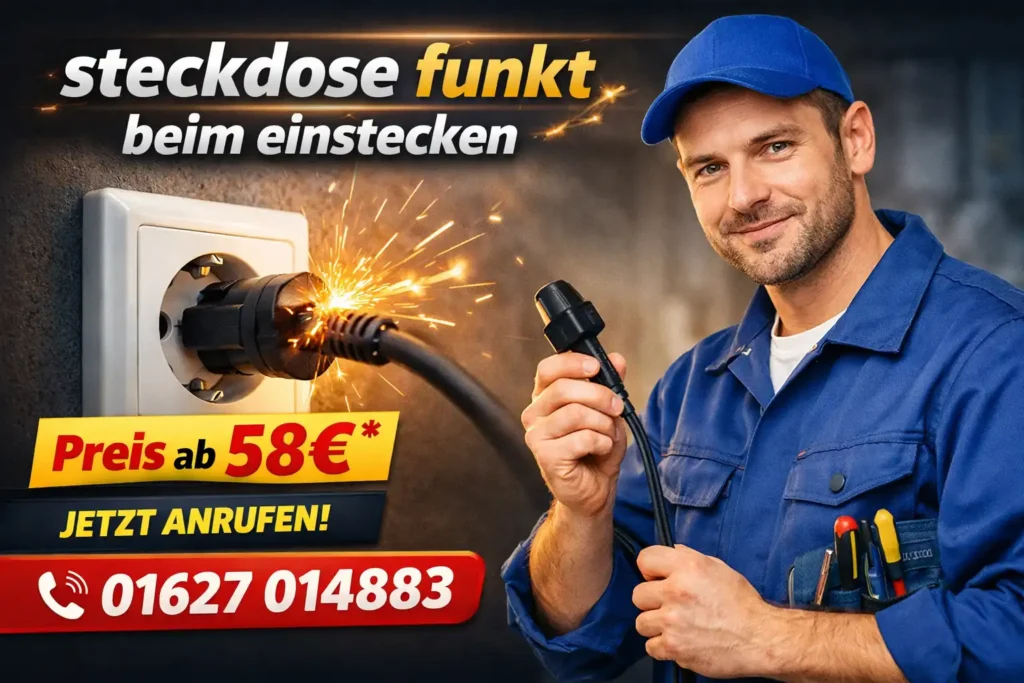 steckdose funkt beim einstecken