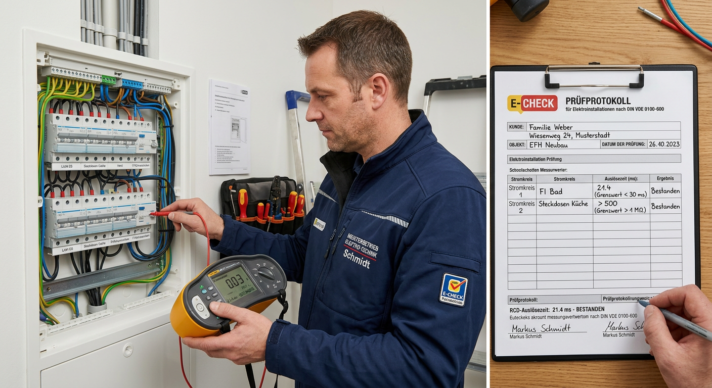 elektroinstallation prüfung