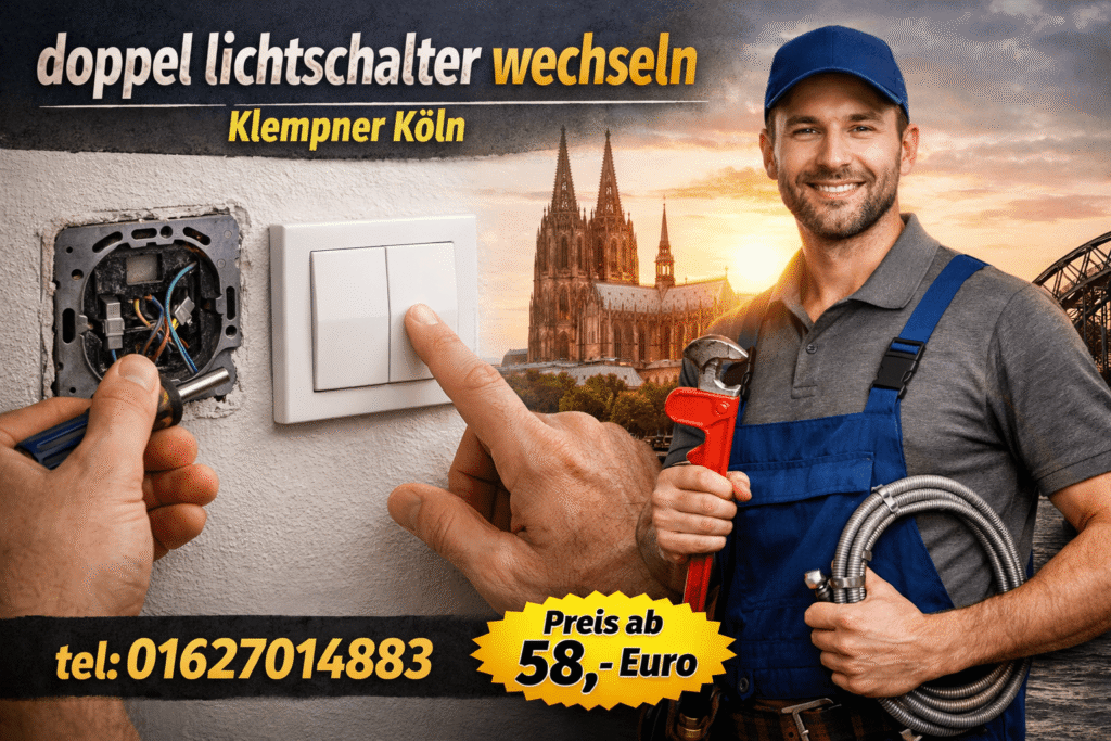 doppel lichtschalter wechseln