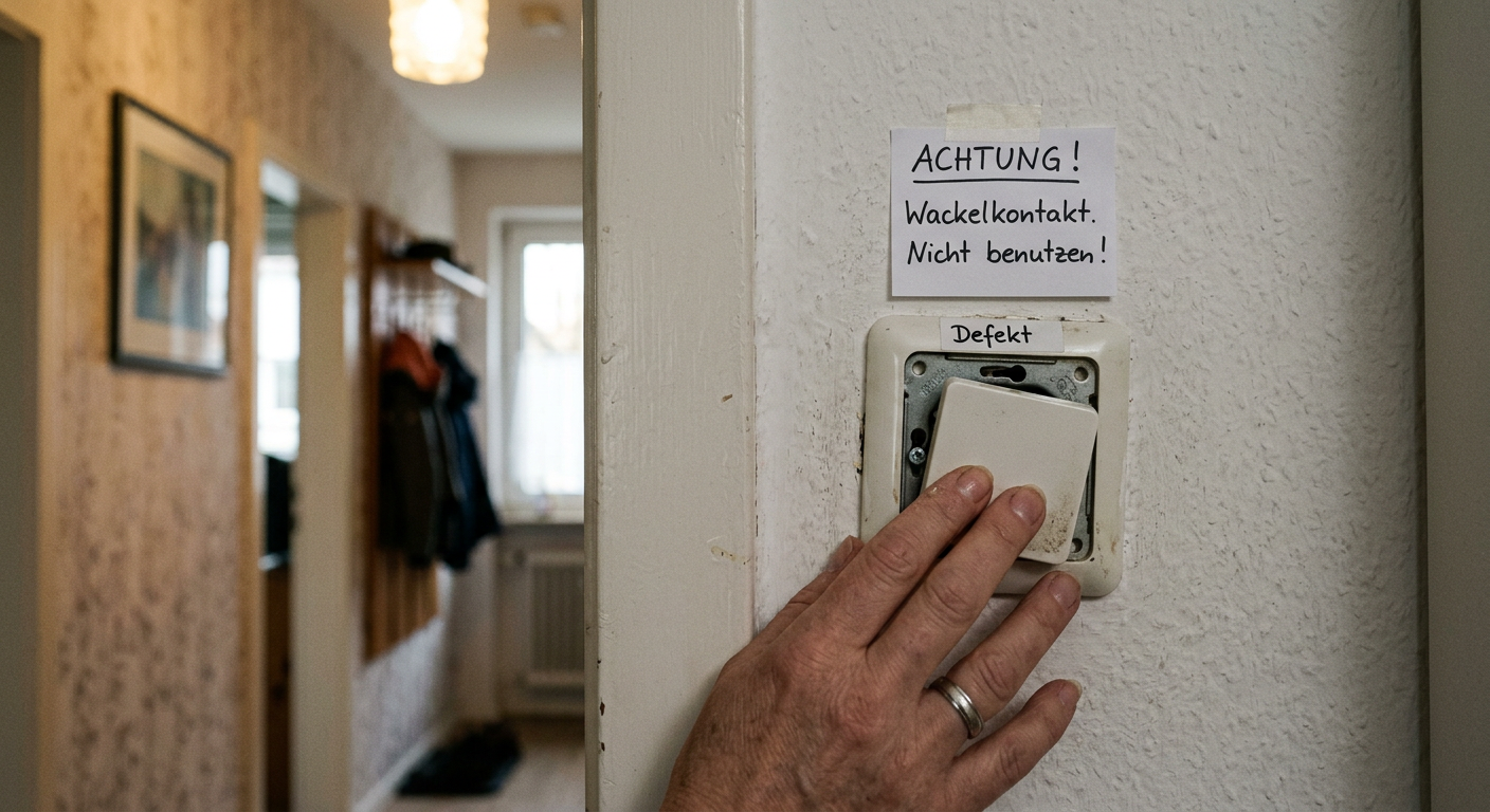 lichtschalter wackelkontakt