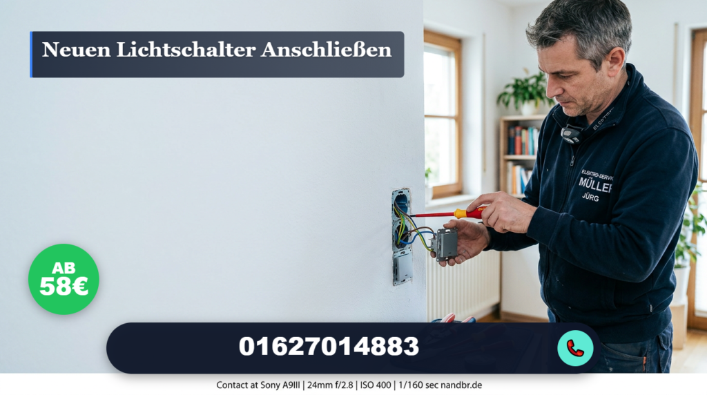 neuen lichtschalter anschließen