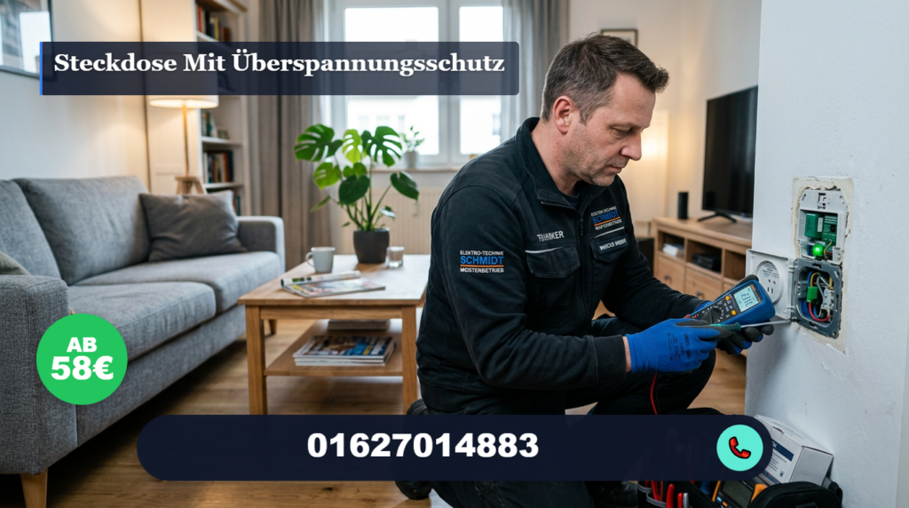 steckdose mit überspannungsschutz