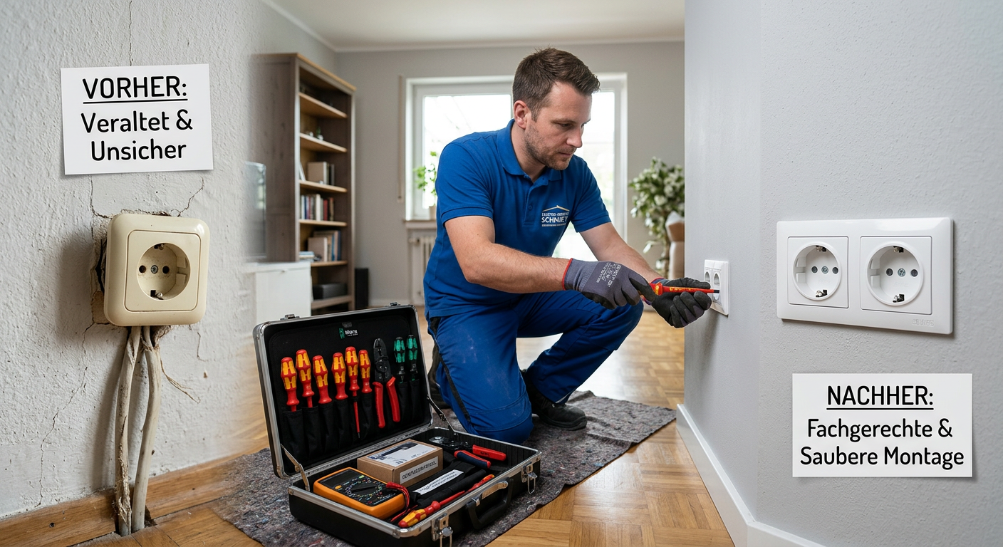 steckdosen montage