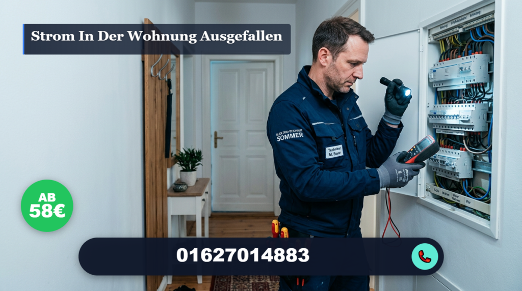 strom in der wohnung ausgefallen