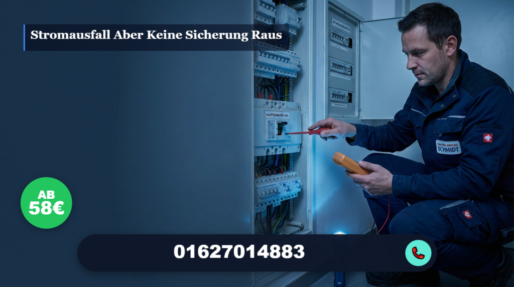 stromausfall aber keine sicherung raus