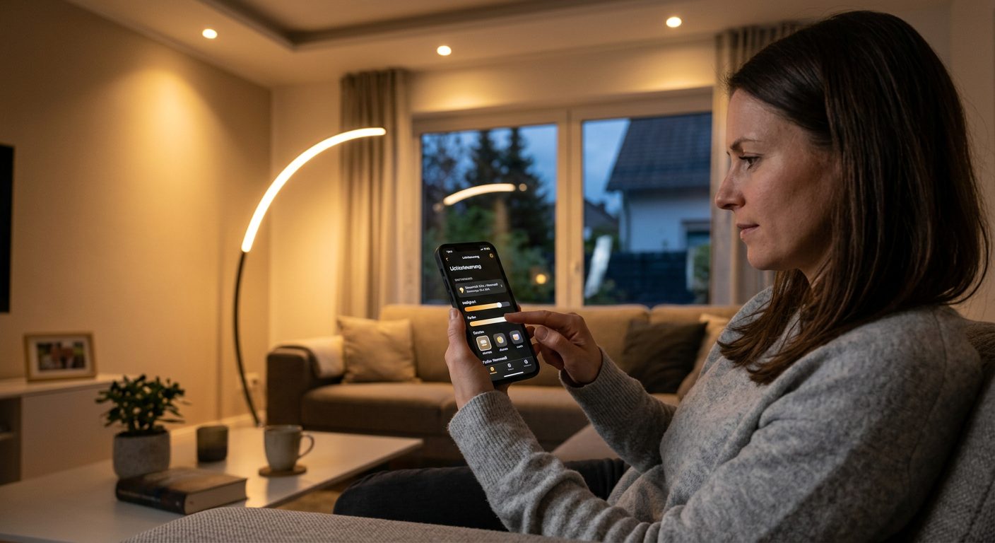 licht über smartphone steuern