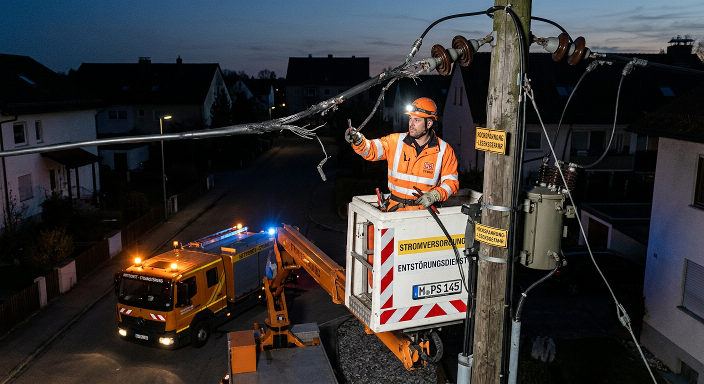 plötzlich kein strom mehr auf leitung