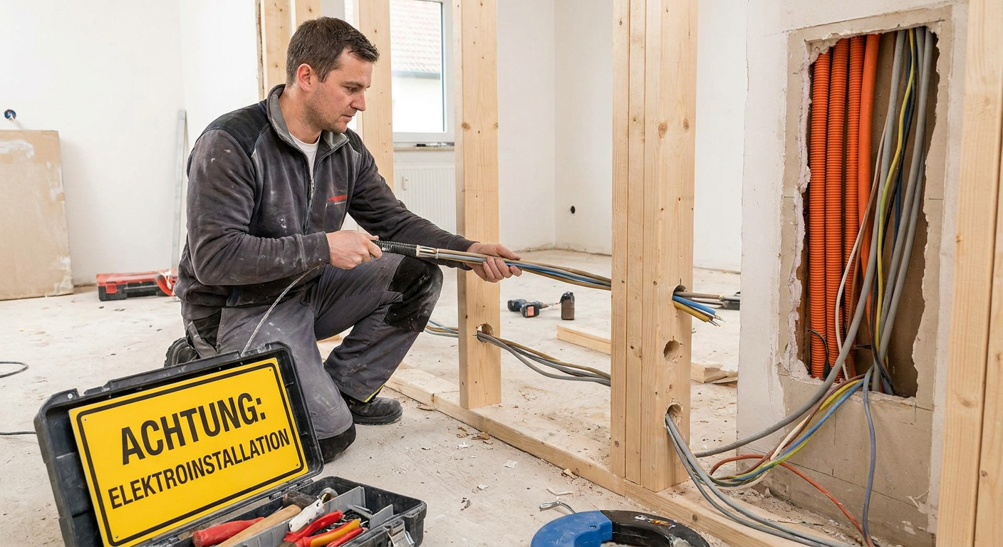 Elektroleitungen Verlegen Elektroleitungen Verlegen