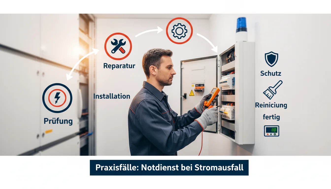 notdienst bei stromausfall – Lösung