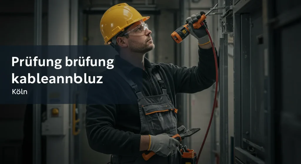 prüfung kabelanschluss