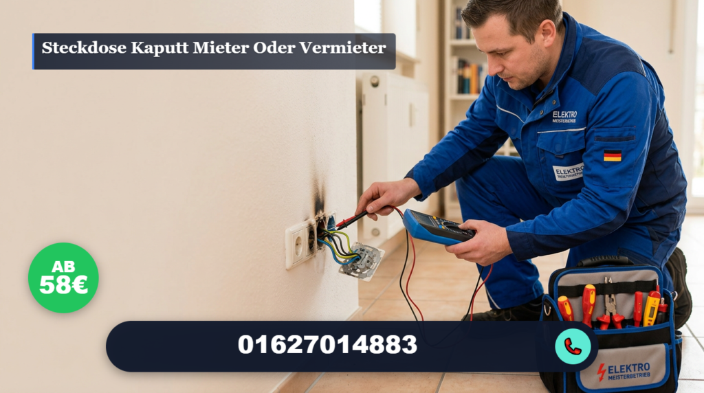 steckdose kaputt mieter oder vermieter