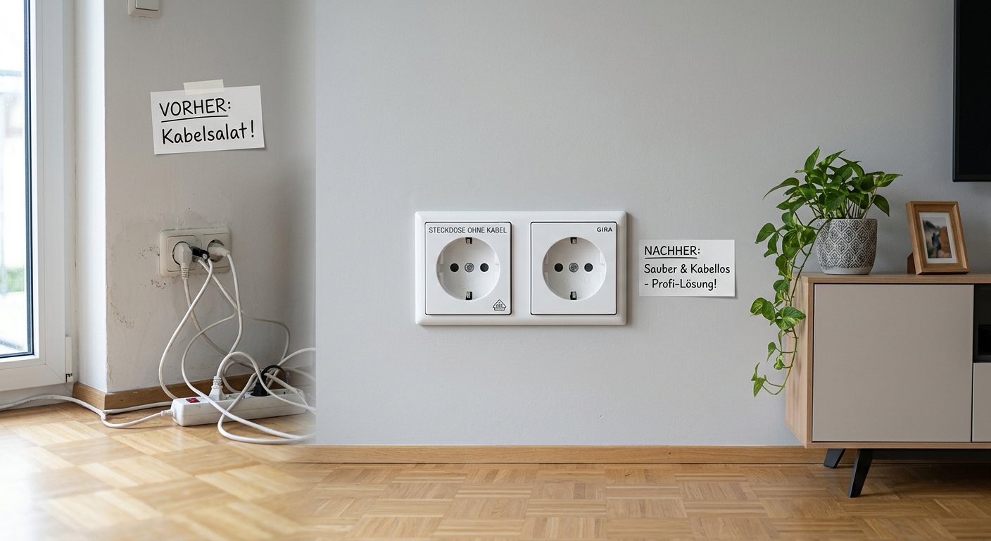 steckdose ohne kabel