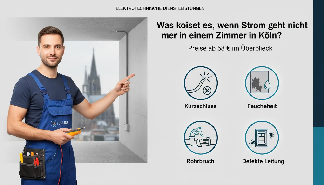 strom geht nicht mehr in einem zimmer – Problem