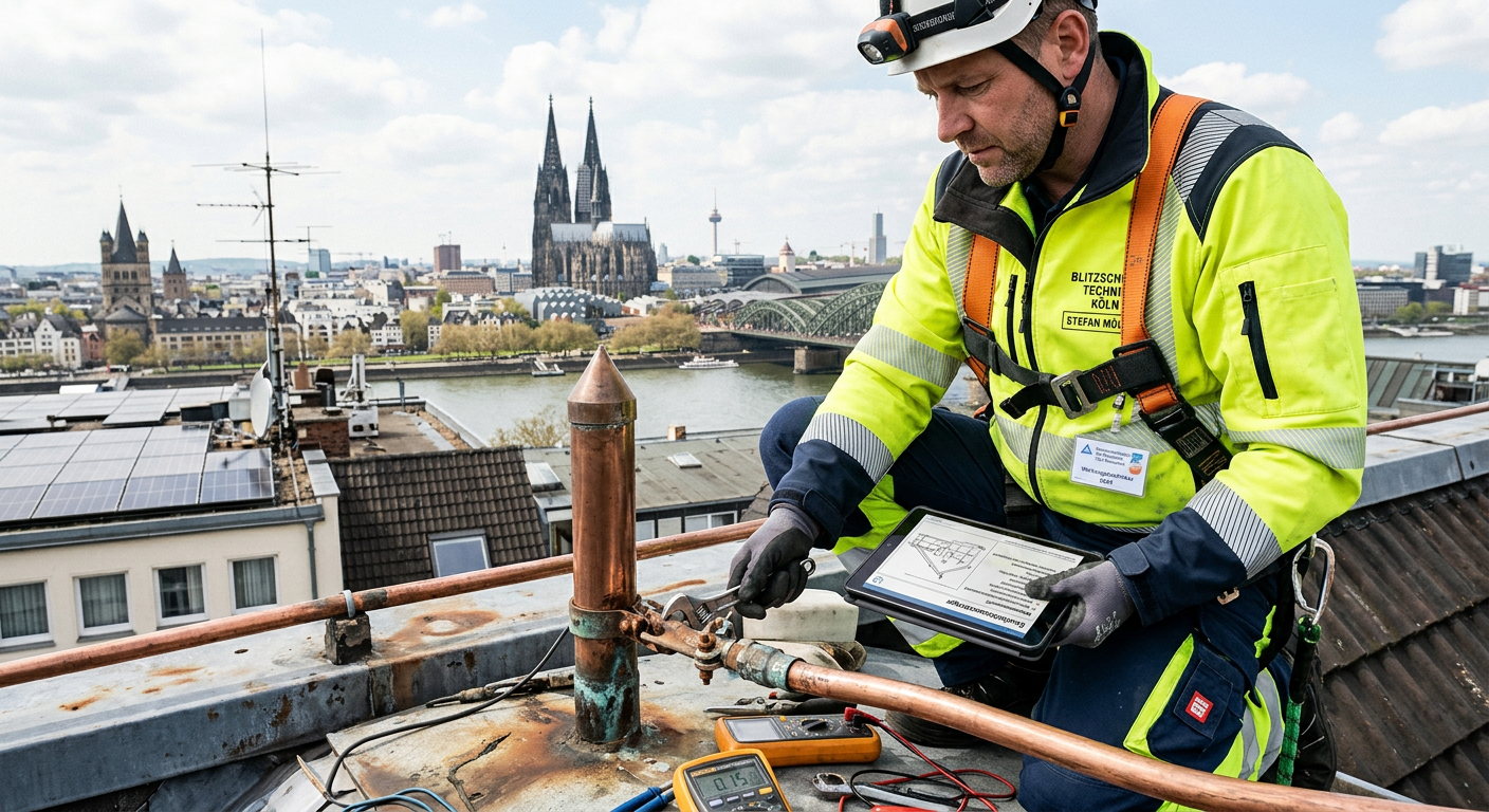 wartung blitzschutzanlage köln