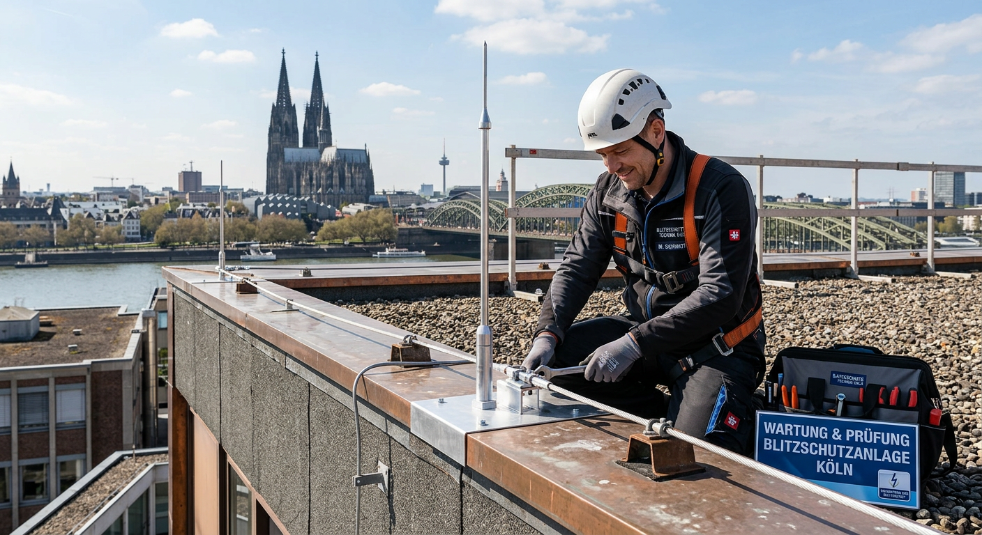 wartung blitzschutzanlage köln