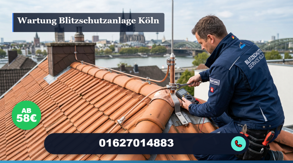 wartung blitzschutzanlage köln