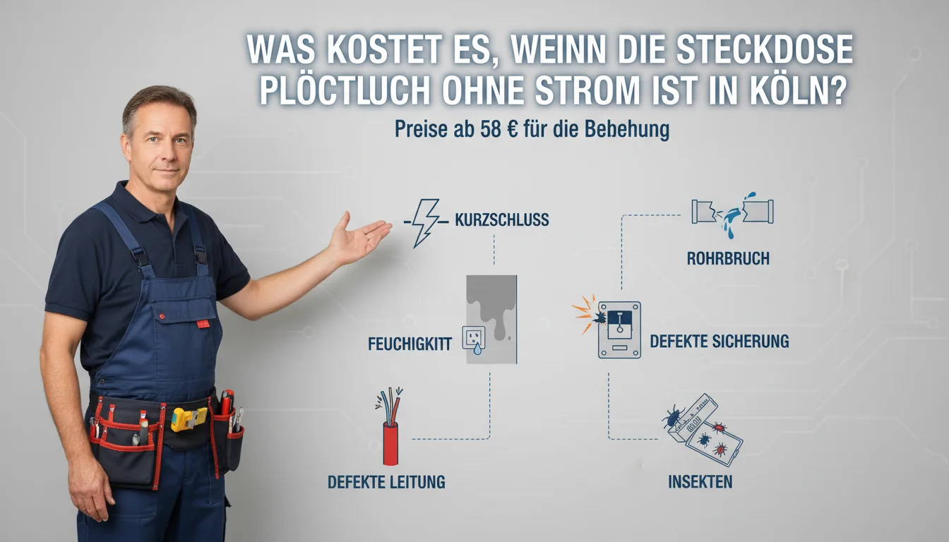 steckdose plötzlich ohne strom – Problem