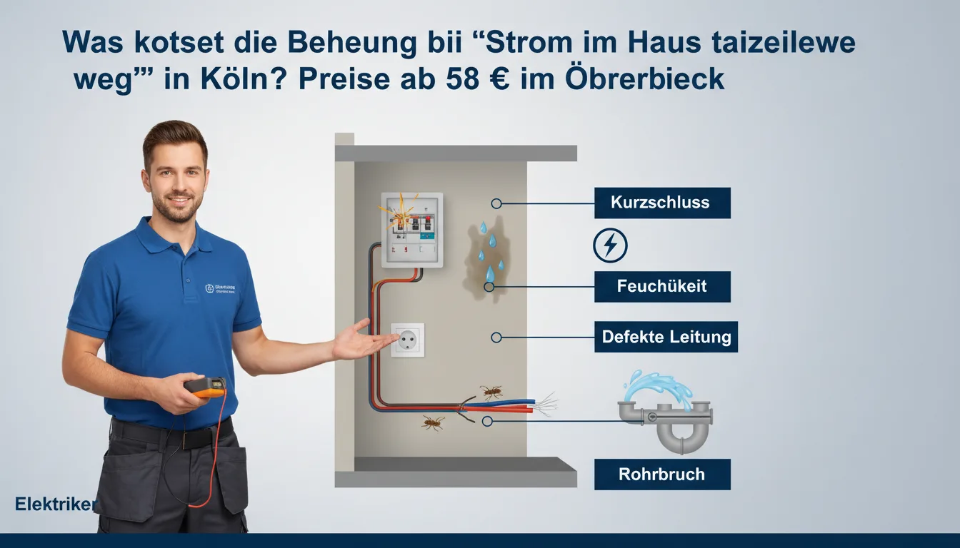 strom im haus teilweise weg – Problem