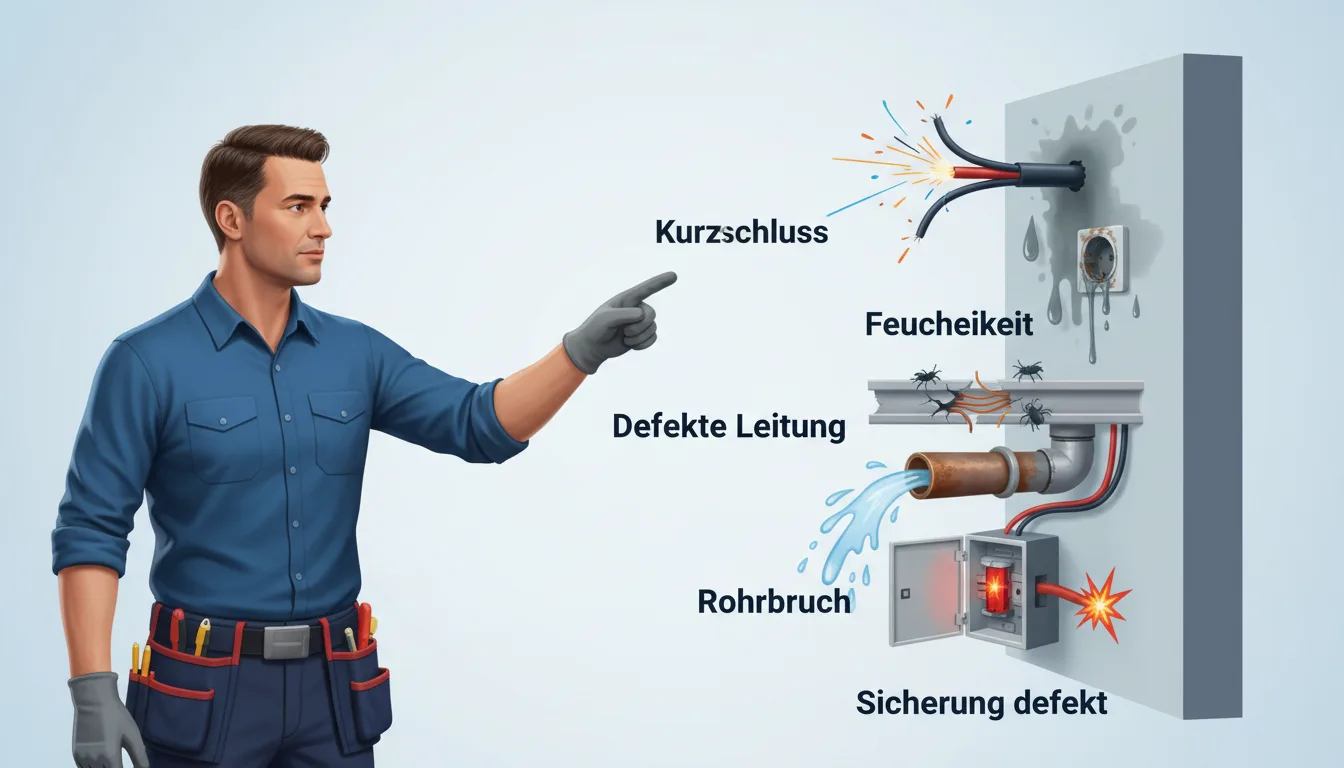 teilweise stromausfall wohnung – Problem