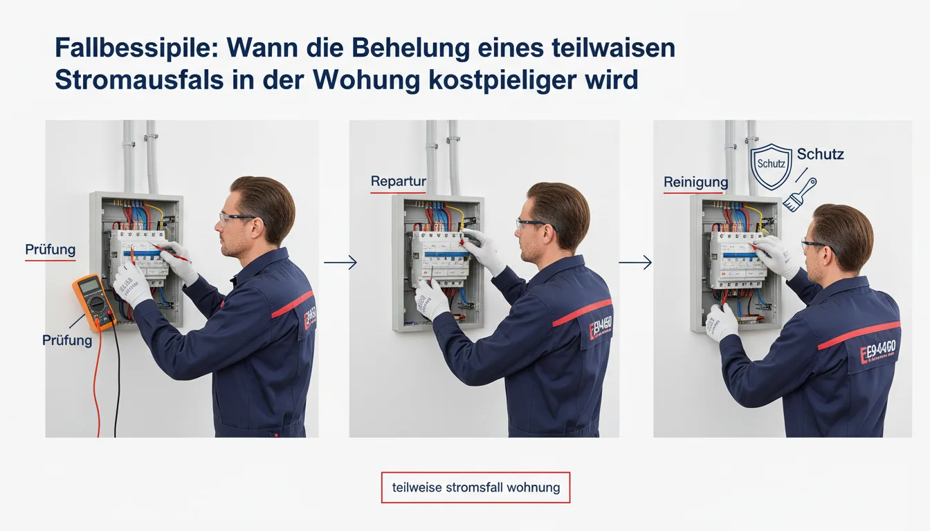 teilweise stromausfall wohnung – Lösung