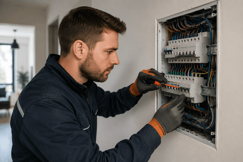 Professioneller Elektriker Frechen für Elektroinstallation und Reparaturen